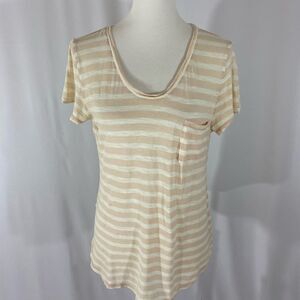 LOFT Vintage Wash V Neck Tee Shirt